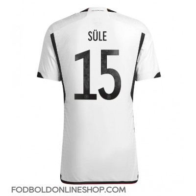 Tyskland Niklas Sule #15 Hjemmebanetrøje VM 2022 Kortærmet